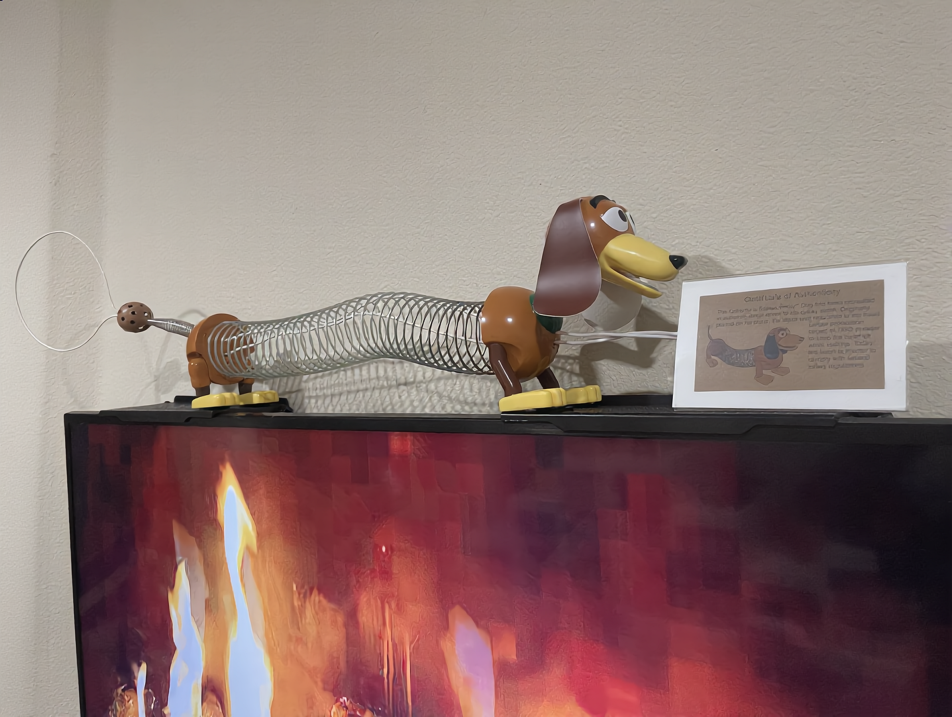 OOHUB, LLC — Slinky Dog Repurposed as Functional Over-the-Air Television Antenna